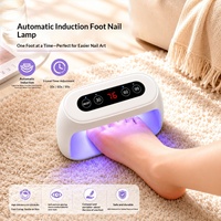 Nouvelle Lampe Portable de Polymérisation des Ongles avec Capteur Automatique pour Pédicure et Fournitures de Salon de Manucure