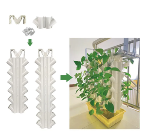 Maceta vertical montada en la pared de plástico minimalista Searea, maceta de jardín colgante vertical barata para plantas y flores - Product Image 4