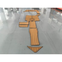 Tapis de sol en mousse EVA imitation teck pour plateforme de bain, cockpit et coque de bateau Cobalt 220 2013
