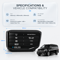 Boîte d'accoudoir de luxe pour Mercedes Vito W447 2014 2022 V200 V250 V260 V300, console avec éclairage 7 couleurs