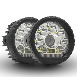 4 Inch 9 <b>Led</b> <b>Round</b> Work <b>Light</b> For Off Road Vehicle <b>Led</b> Spot <b>Light</b> 12-24V Dc - Product Image 1
