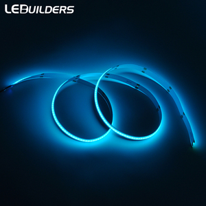 Bande <span class=keywords><strong>LED</strong></span> COB <span class=keywords><strong>multicolore</strong></span> RGB 5M 840leds 10MM Cuivre découpable Bandes lumineuses intelligentes IP68 Étanche WiFi Télécommande Application CE RoHS 3 ans - Product Image 5