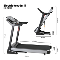 Haute qualité pas cher 3.0HP manuel Home Fitness tapis de marche électrique Machine de course tapis roulant