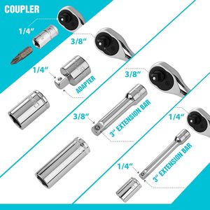 121pcs Steel Ratchet Wrench Socket <b>Set</b> Multi-Functional Automotive Repair <b>Tool</b> Kit OEM Customizable Combination - Product Image 2