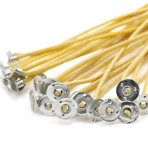 特注100ピース/バッグヘンプウィック天然蜜蝋コーティング、食用グレードの蜜蝋無漂白Un-dyed 100% オーガニック - Product Image 3