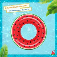 Flotteur Piscine Tubes Anneaux De Bain Eau De Fruits Flottant Pastèque Kiwi Piscine Gonflable Jouets Flotteur pour Piscine Partie Lac Plage