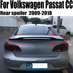สปอยเลอร์หลังคาร์บอนไฟเบอร์/FRP สีดำเงา สไตล์ GT สำหรับรถยนต์ Volkswagen Passat CC ปี 2009-2018 - Product Image 1