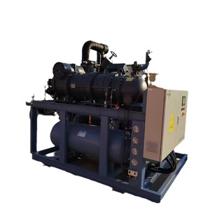 Compresseur à vis HANBEL RC2-180B-ZP 250HP refroidi par eau, double parallèle, basse température, pour entrepôt frigorifique - Product Image 5