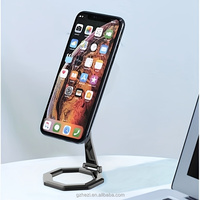 Support de téléphone magnétique en alliage de zinc, rotation à 360°, hauteur réglable, prise en charge flexible et forte, universel pour bureau, fourni par l'usine