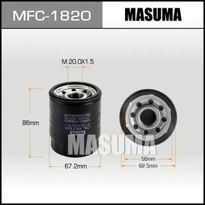 Filtros de Aceite para Motor de Coche MASUMA MFC-1820 15400-RTA-003 15400-PLC-004 15400-PLM-A01 para Corolla para Camry para Prius - Product Image 2