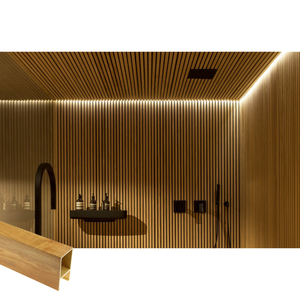 Waterproof <strong>Ceiling</strong> Pvc Hospitals WPC Wooden <strong>Ceiling</strong> Panels Baffle <strong>Ceiling</strong> - Product Image 1