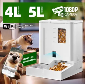 Nuovo Design Distributore Automatico di Cibo per Animali Domestici con WiFi in Plastica |   <span class=keywords><strong>App</strong></span> Intelligente + Controllo Vocale + Monitoraggio Video |   Stile Amore per Genitori di Animali Occupati - Product Image 6