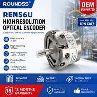 Encodeur incrémental optique à arbre plein REN56U, encodeur sinusoïdal/cosinusoidale pour moteur de traction d'ascenseur, compatible ERN1387