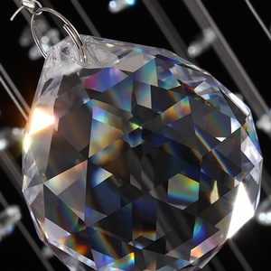 Lampadario di Cristallo a Sfera LED per Interni Progetti di Ville Grandi Decorazione Casa e Matrimoni all'Ingrosso - Product Image 2