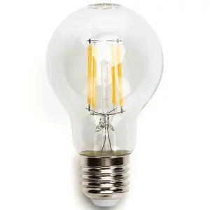 Ampoule LED A60 E27 14W avec filament transparent, idéale pour l'éclairage décoratif et efficace dans les foyers et les espaces - Product Image 1