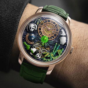 Montre mécanique automatique de luxe pour homme, en acier inoxydable, avec cadran ajouré, verre saphir synthétique et aiguilles authentiques - Product Image 2