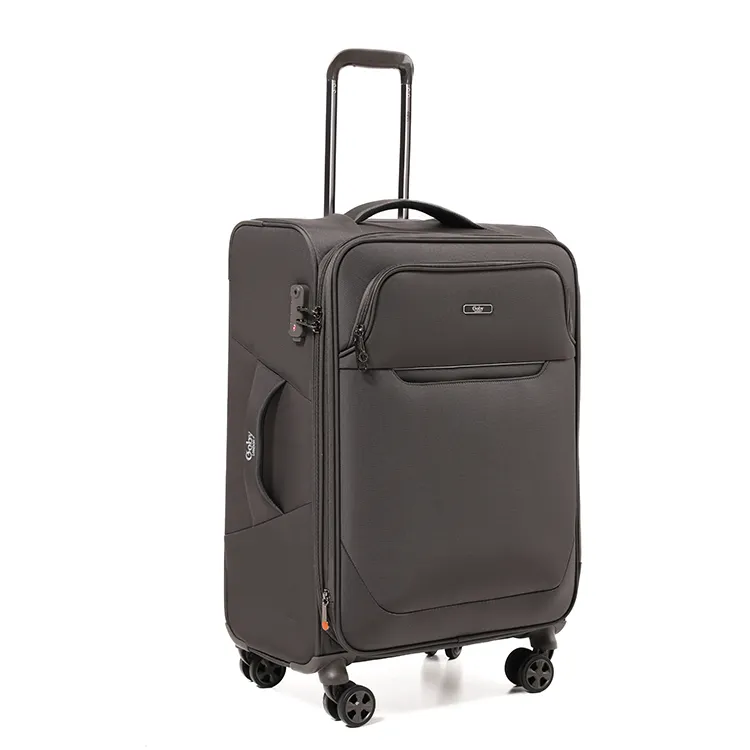 Goby London Factory高品質で耐久性のあるソフトオックスフォードスーツケース3個の長い旅行荷物