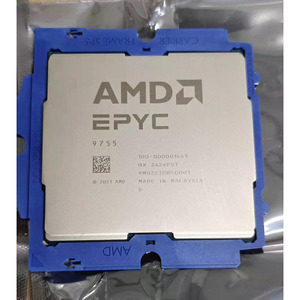 ซีพียูเซิร์ฟเวอร์ประสิทธิภาพสูง EPYC 9755 - 128 คอร์, 256 เธรด, ความเร็วพื้นฐาน 2.7GHz, ความเร็วสูงสุด 4.1GHz EPYC 9755 - Product Image 1