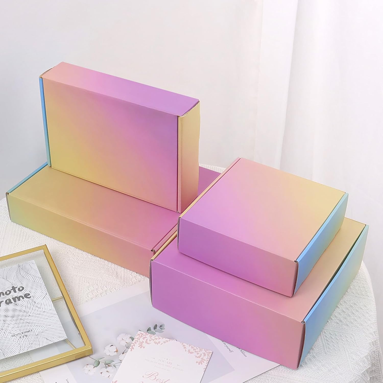 Colourful Packaging Printing Services Custom Paper Box Shipping Corrugated Mailer Gift Boxes for Gift Sets Small Business