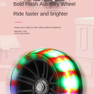 Vélo pour enfants en alliage de magnésium avec fourche et jante en acier monobloc, roues d'apprentissage 12/16/20 pouces, pour 3-6 ans, vélo à pédales - Product Image 4