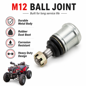 Rotule conique de tige de direction filetée M10 de 32 mm de diamètre pour UTV 50cc 70cc 90cc 110cc 125cc 150cc 200cc 250cc, ATV, Dune Buggy, <span class=keywords><strong>Quad</strong></span> - Product Image 1