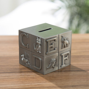 <span class=keywords><strong>Hucha</strong></span> Cúbica de Metal Directo de Fábrica - Recuerdo de Viaje, Caja de Ahorros, Regalo, Juguete y Decoración - Product Image 2