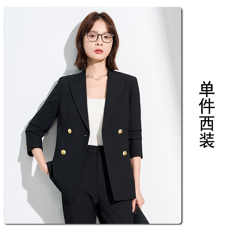 black suit