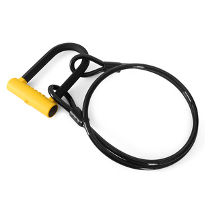 EBike <span class=keywords><strong>U</strong></span> Lock <span class=keywords><strong>avec</strong></span> câble vélo <span class=keywords><strong>u</strong></span>-lock, câble de manille de 14mm pour serrures et chaînes de moto de vélo électrique de route - Product Image 4