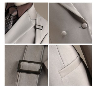 Completi da Uomo di Nuovo Design 2025 all'Ingrosso, Abito da Uomo di Alta Qualità Giacca e Pantalone, Completo da Uomo 2 Pezzi - Product Image 6