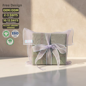 Luxury Eco-Friendly Handmade Durable <b>Drawstring</b> Custom Logo Organza Cosmetic <b>Bag</b> Envelope for <b>Makeup</b> - Product Image 1