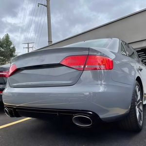 Nuevo <span class=keywords><strong>Difusor</strong></span> Trasero RS4 2009-2016 para <span class=keywords><strong>Audi</strong></span> <span class=keywords><strong>A4</strong></span> <span class=keywords><strong>B8</strong></span>, Kit de Carrocería Roadinjoy de Alta Calidad con Tubo de Escape, Material PP - Product Image 5