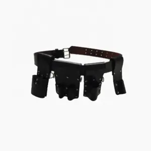 Adjustable Custom Multi-functional Storage Professional Leather Scaffolding Construction Tool Belt With Tool Belt