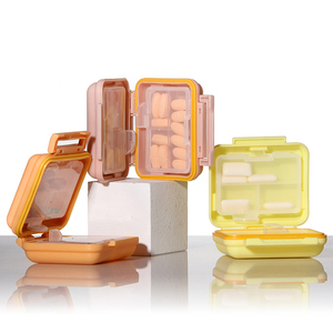 Logo personnalisé Compartiment hebdomadaire bon marché 7 jours <span class=keywords><strong>Pilulier</strong></span> de voyage en plastique - Product Image 5