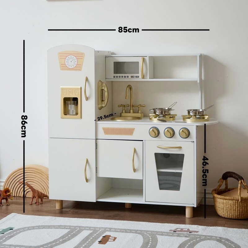 Version lumière de cuisine dorée