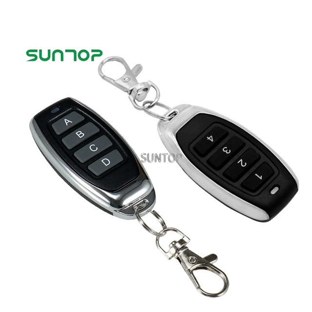Factory Supply 4 Button 433MHz Waterproof Universal Remote Control for Garage Door Gates