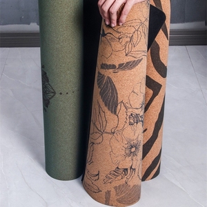 Logotipo personalizado Ecológico Orgánico Yogamatte Kork Set Caucho Natural <span class=keywords><strong>Corcho</strong></span> <span class=keywords><strong>Yoga</strong></span> <span class=keywords><strong>Mat</strong></span> <span class=keywords><strong>Corcho</strong></span> Logotipo personalizado Ecológico para <span class=keywords><strong>Yoga</strong></span> - Product Image 3