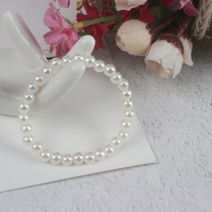 Wholesale New Hot Unisex Simple <b>Beads</b> <b>Bracelet</b> 4/6/8mm Imitation Pearl Plastic Resin Cute Ball Shape Customized Designs Smooth - Product Image 3