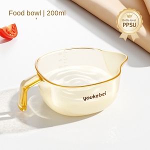 Ciotola per Alimenti Complementari ad Alta Temperatura per Neonati, Resistente alle Cadute, in PPSU Non Tossico, Impermeabile, Portatile, con Cucchiaio Morbido per l'Alimentazione - Product Image 5
