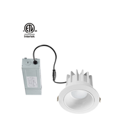 Jupiter Série ETL CE SAA 15D 30D 45D Aluminium 0-10v Dimmable Led Wall Washer Downlight Led Downlight 30w
