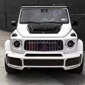 Pour capot de voiture en fibre de carbone de style Brabu adapté pour Mercedes Benz classe G W464 G63 AMG G500 <span class=keywords><strong>G55</strong></span> petit capot moteur - Product Image 6