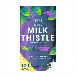 Thé aux feuilles de chardon-marie médicinal SUNI OEM/ODM/OBM pour la purification du foie et la santé digestive - Product Image 2