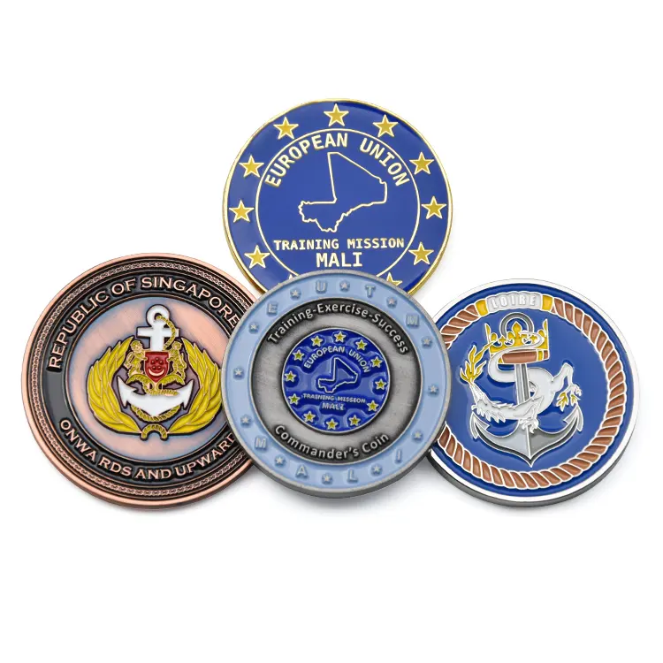 Индивидуальный металлический Сувенир США ВМС вызов Коллекционная памятная 2d 3d монета