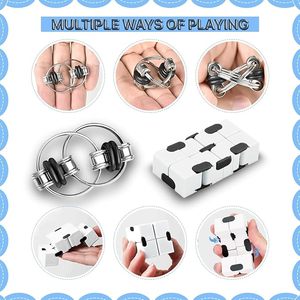 Adult Calming Sensory Fidget <b>Toys</b> Metal Eco-Friendly <b>Stress</b> Relief Focus Improvement Office Desk Fidgets Anxiety Relief - Product Image 3