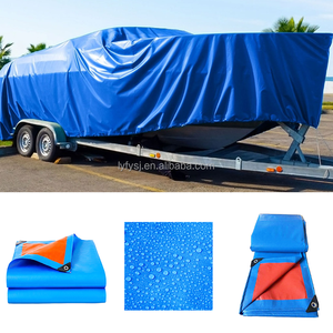 Bâche en PE ignifuge haute résistance, feuilles de plastique imperméables pour la protection extérieure et les couvertures de camions - Product Image 3