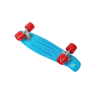 Planche à roulettes en plastique 22 pouces Cruiser <span class=keywords><strong>Longboard</strong></span> Street Snake Board avec poignée pour adultes et jeunes - Product Image 2