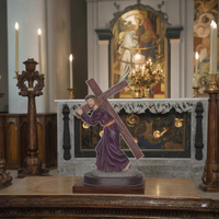 Jésus Vierge Marie Statues En Résine Décor Chrétien De Noël Peint Chiffres Polyrésine Religieux Souvenirs GiftsCrafts Christian
