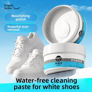 Kit d'<span class=keywords><strong>entretien</strong></span> de chaussures blanches pâte nettoyante multi-usages pour canapé en <span class=keywords><strong>cuir</strong></span> véritable élimination des taches maroquinerie <span class=keywords><strong>entretien</strong></span> des chaussures - Product Image 4