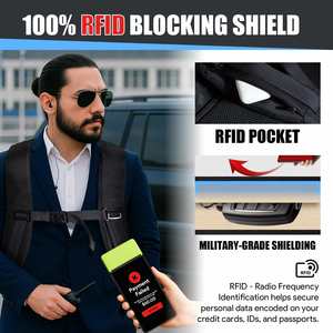 Extra Large Travel Laptop <b>Backpack</b> RFID Blocking TSA Design Waterproof Multifunction Pockets for Travel Essentials Organization - Product Image 4