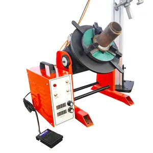 30kgs Mechanical Positioner With Pneumatic Head Tailstock Small Welding Positioner For Welding Pipe Or Flange