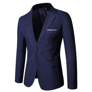 <span class=keywords><strong>Blazer</strong></span> <span class=keywords><strong>Homme</strong></span> Automne Nouveau Style Coréen Professionnel Élégant Décontracté Chic Luxe Léger Simple Boutonnage Perlé 213 - Product Image 2